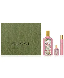 Gucci Flora Gorgeous Gardenia   3pc set    3.3 oz & 0.33 spray 0.16oz spray  EDP