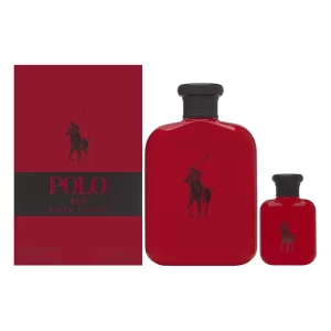 Ralph Lauren Polo Red  3PC Gift Set  4.2oz and 1.36oz spray & Deodorant    EDT