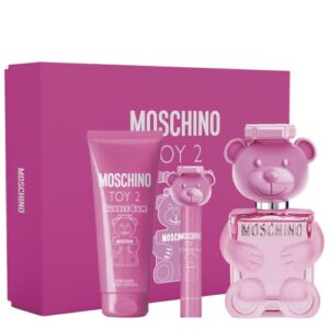 Moshchino Toy 2 BubbleGum  EDT   3pc gift set   3.4 spray,3.4 oz body lotion, and  0.3 spray