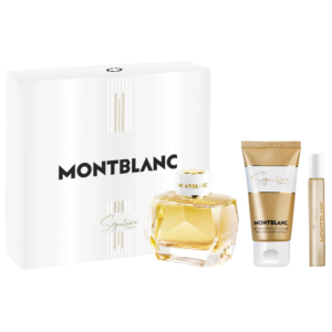 Montblanc Signature  3Pc set EDP 3oz spray|3.4 lotion|0.25oz spray